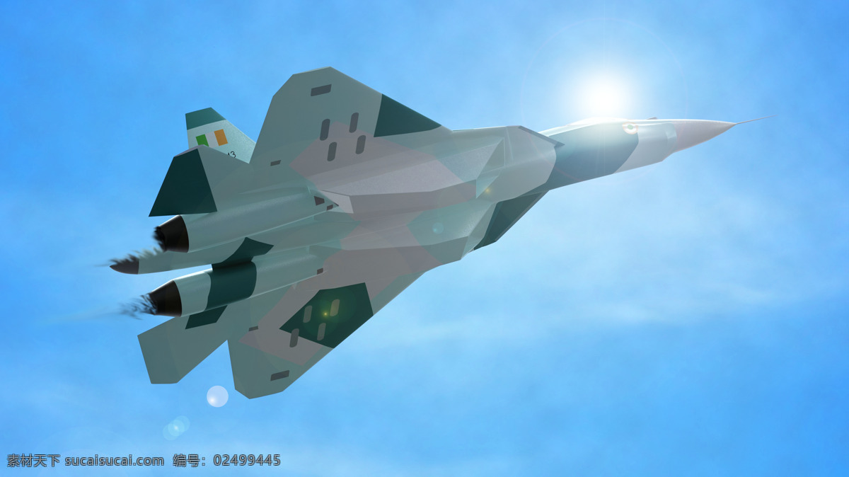 苏 霍伊 t50 pak fa 苏霍伊飞机 飞机 sldprt 青色 天蓝色