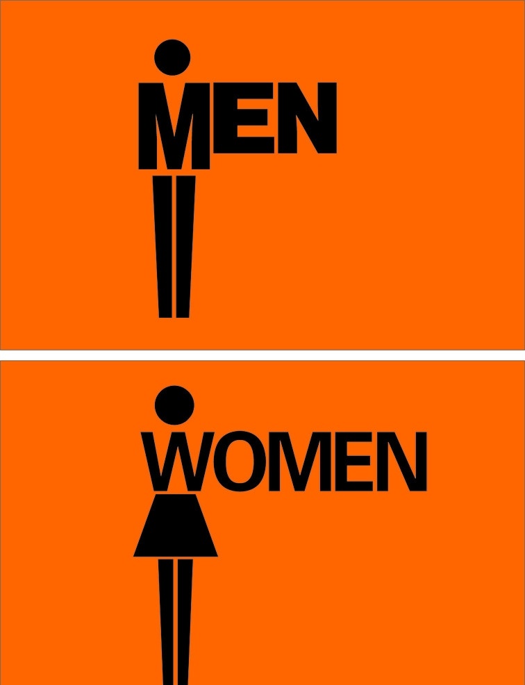男女 卫生间 标识 men women 卫生间标识 卫生间标志 警示 标志 公共标识标志 标识标志图标 矢量