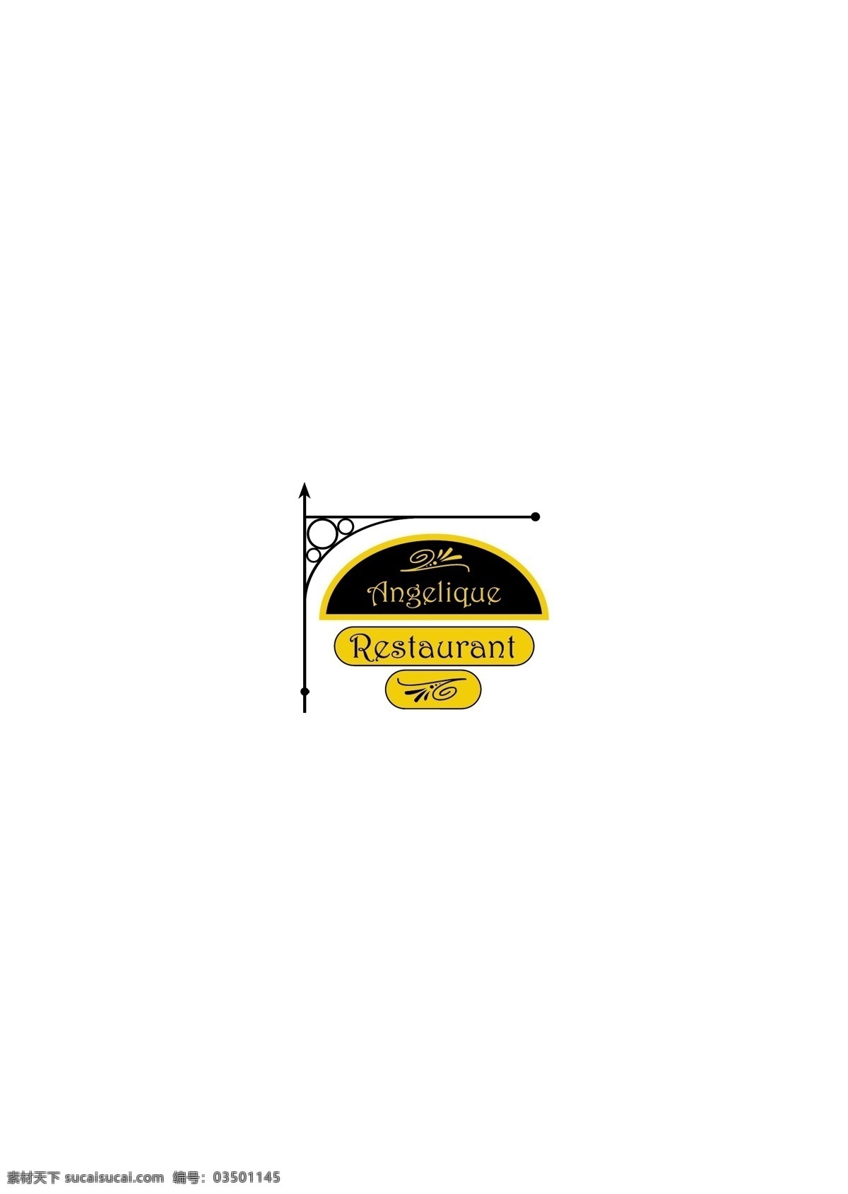 angelique restaurant logo 设计欣赏 标志设计 欣赏 矢量下载 网页矢量 商业矢量 logo大全 红色