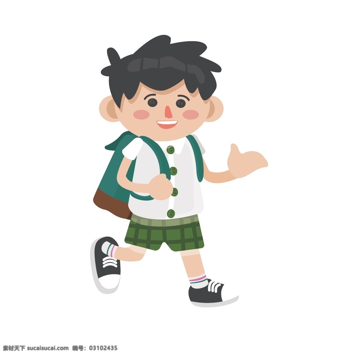 儿童节 小孩 插画 矢量图 暖色系 小男孩插画 卡通 可爱 节日文件 扁平化图案 无限 放大 不 模糊