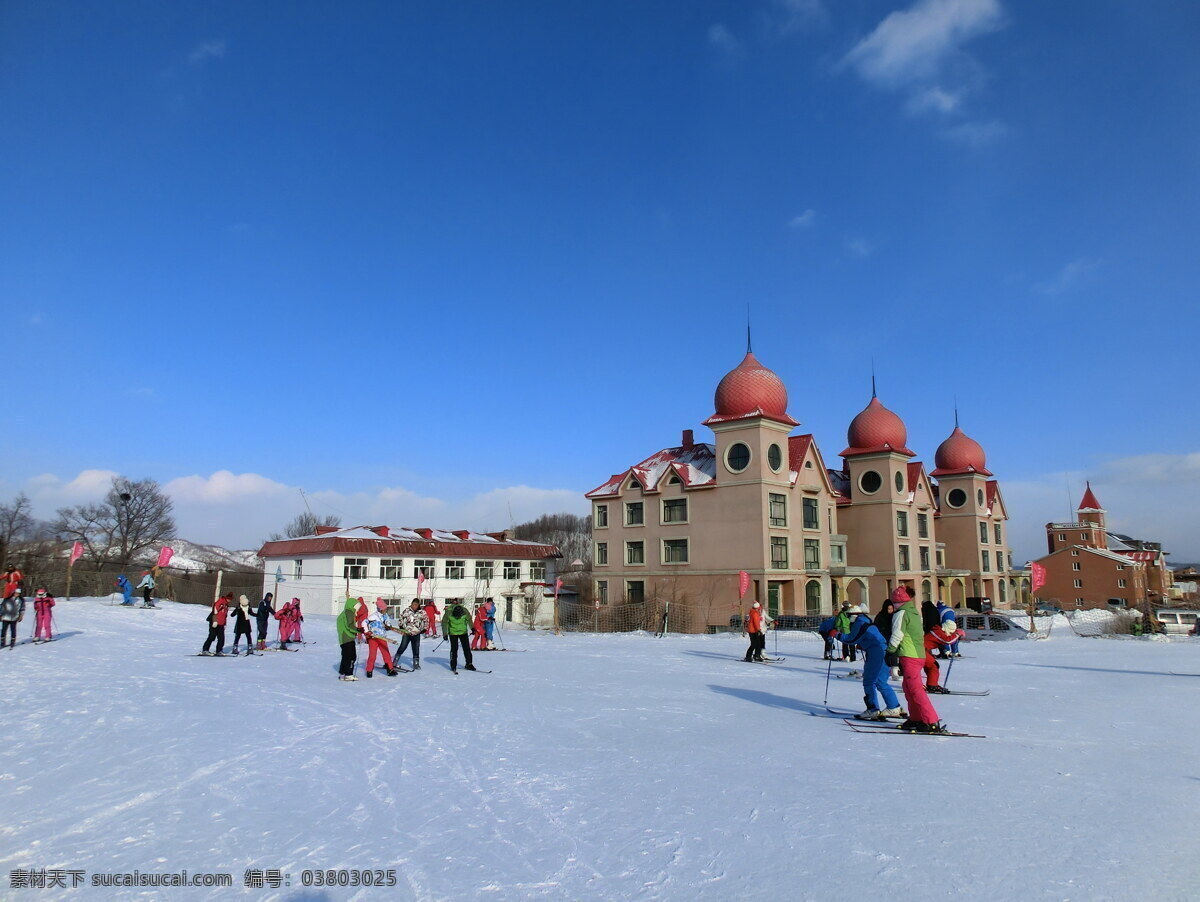 亚布力滑雪场 亚布力滑雪 俄式建筑 滑雪 东北滑雪场 人文景观 旅游摄影