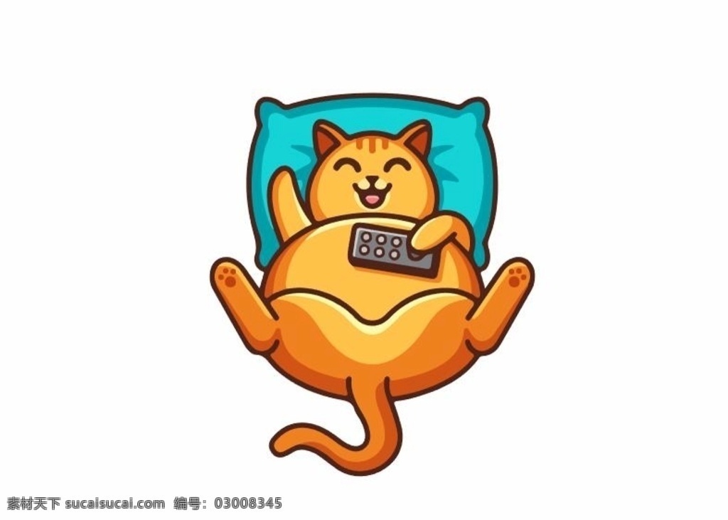 卡通猫咪 卡通 动漫 动画 图案 漫画 手绘 插画 彩绘 可爱 人物 logo t恤 衣服 服装 吉祥物 动物 猫 宠物 卡通猫 猫咪 小猫 看电视 遥控 睡觉 枕头 咖菲猫 卡通动物简画 动漫动画 动漫人物