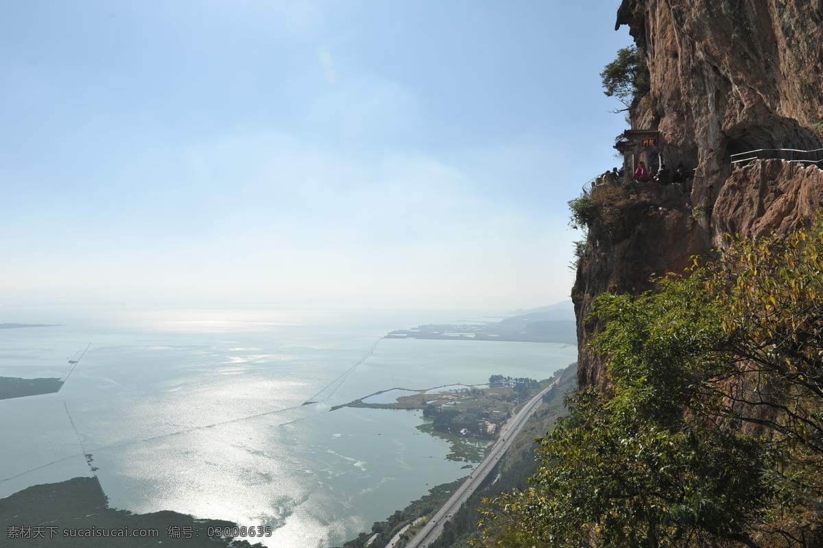 昆明西山龙门 昆明 西山 龙门 滇池 冬天 早晨 风景名胜 自然景观