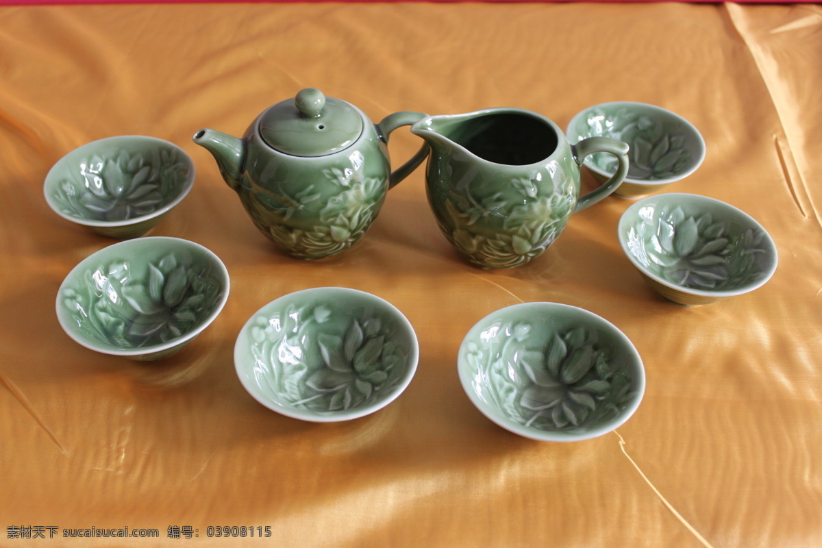 餐具厨具 餐饮美食 茶杯 茶壶 茶具 茶碗 茶艺 功夫茶 一组养生茶具 杯具 陶瓷 养生 茶艺用品 中国文化 陶瓷工艺品 psd源文件 餐饮素材