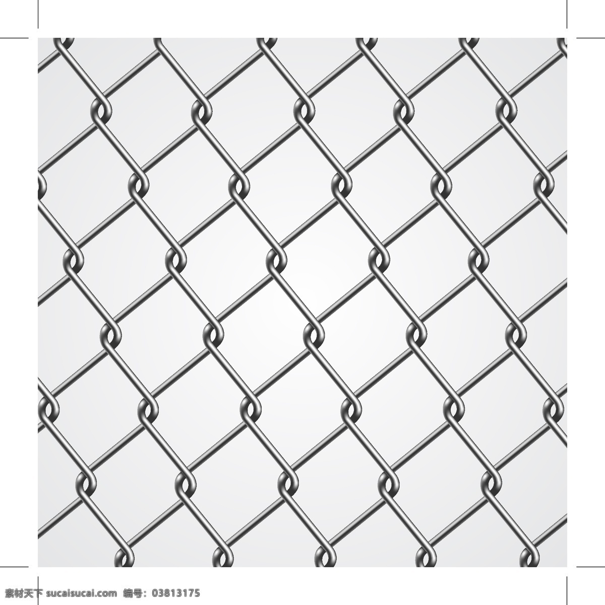 银色 铁丝网 背景 金属 栅栏 矢量图 eps格式 白色