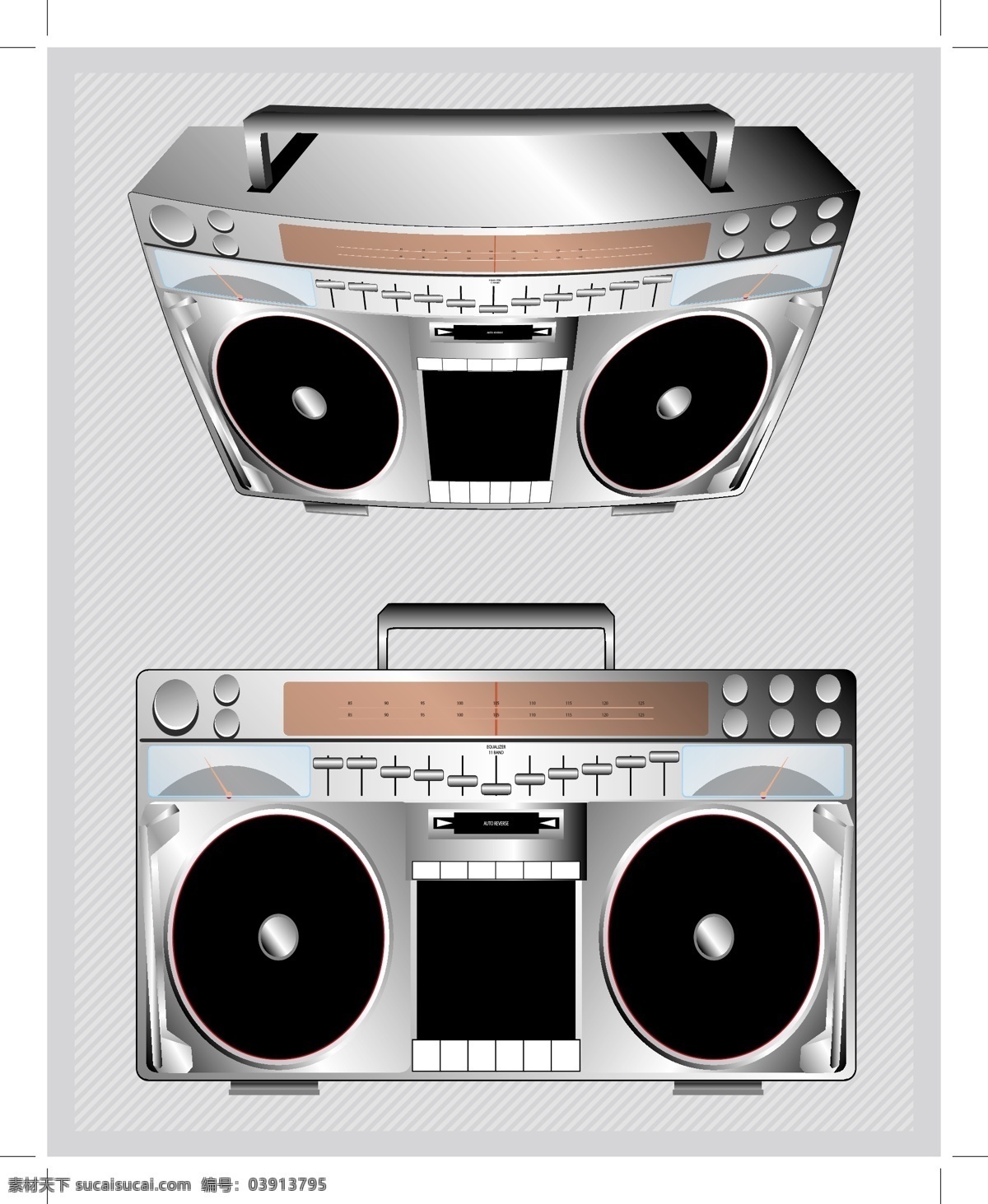 ghettoblaster dj 电子 设备 音频 音响 低音 杵状指 时髦的 嘻哈音乐 矢量图 其他矢量图