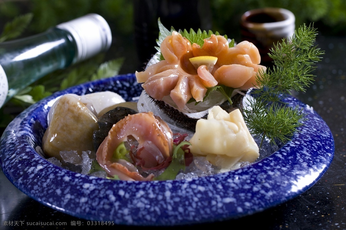 活赤贝 日式 北海道 刺身 料理 拼盘 餐饮美食