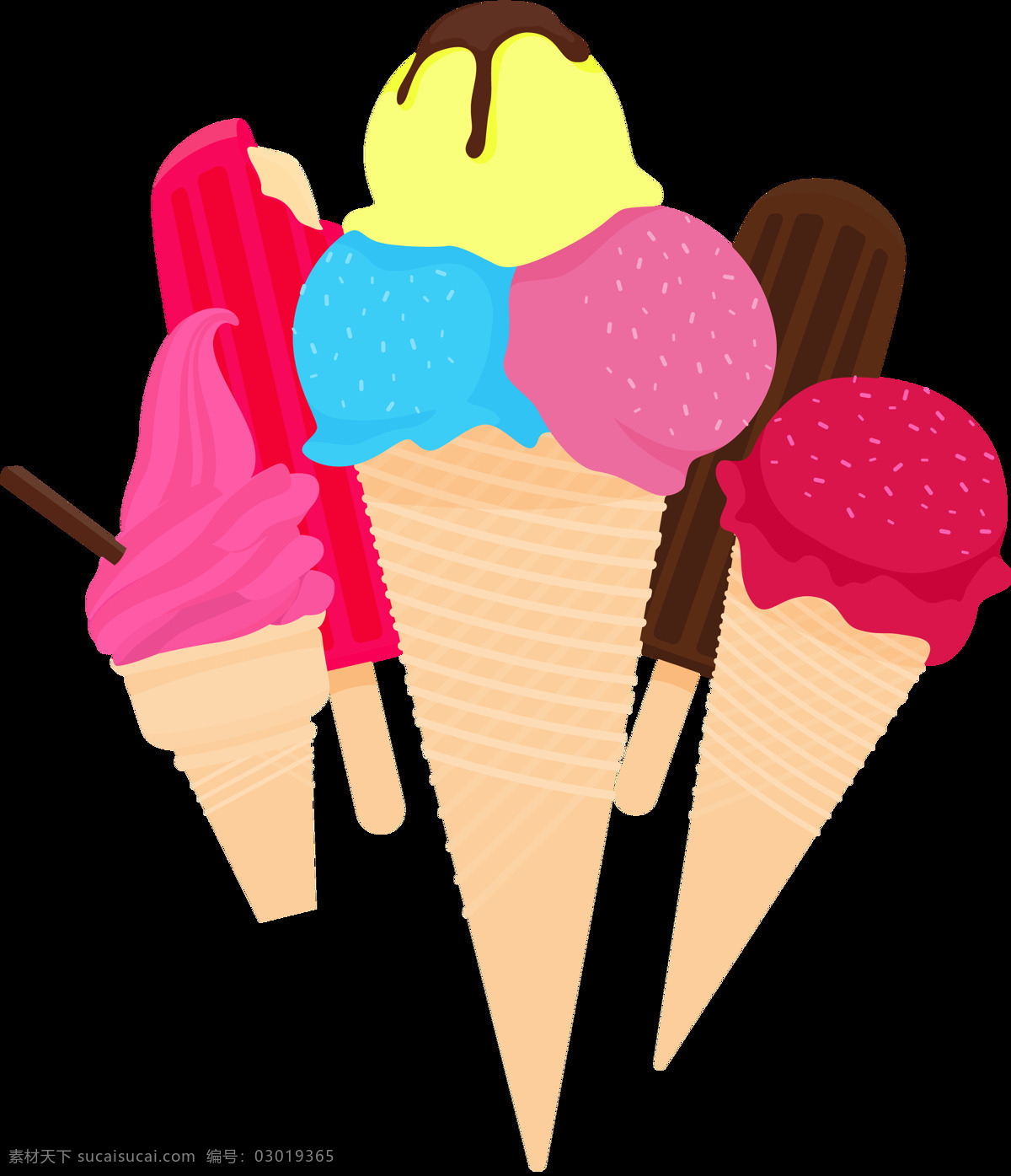 手绘 彩色 冰淇淋 雪糕 免 抠 透明 图 层 甜品图标 冷饮插图 清凉甜品 冰淇淋标志 雪糕图标 冰激凌图标 冰激凌插图 卡通冰淇淋 手绘冰淇淋 雪糕图案 冰淇淋促销 冰淇淋素材