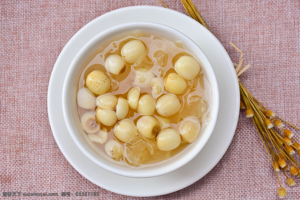 雪耳莲子 糖水 甜品 传统美食 摄影美图 美食摄影 餐饮美食