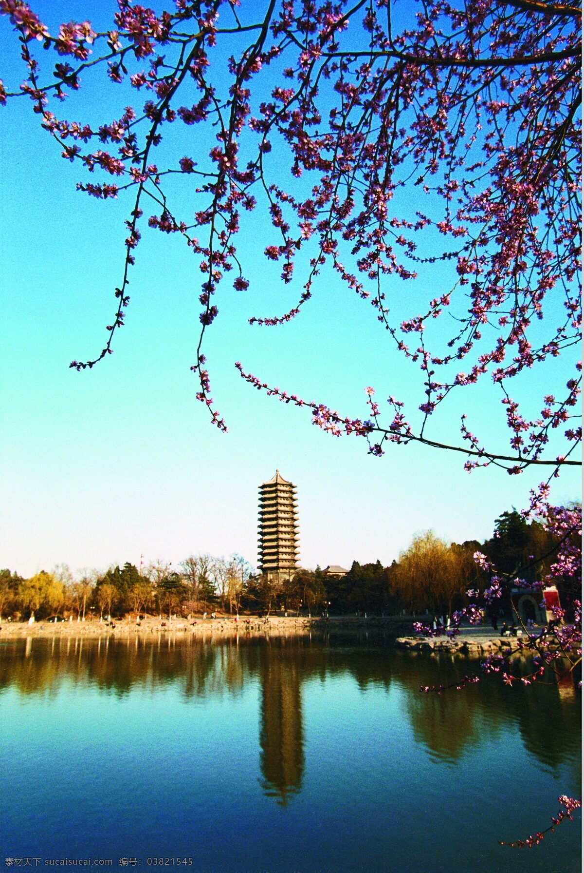 唯美 风景 风光 旅行 人文 北京 北京大学 北大 博雅塔 未名湖 旅游摄影 国内旅游