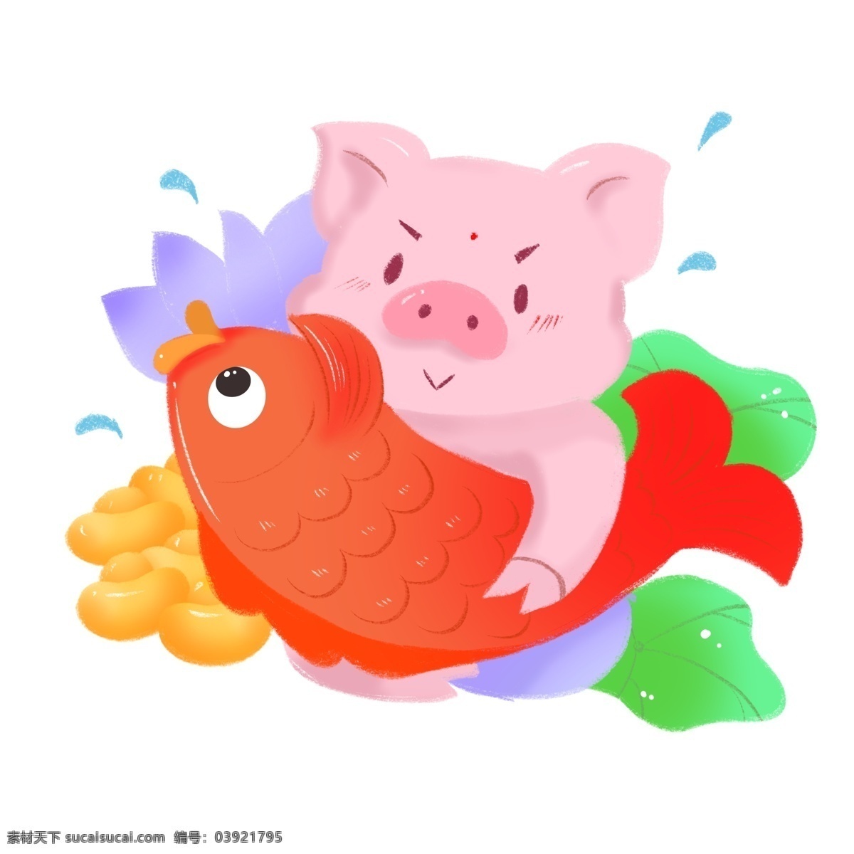 动漫卡通 人物 猪 商用 动漫 卡通 新年 可爱