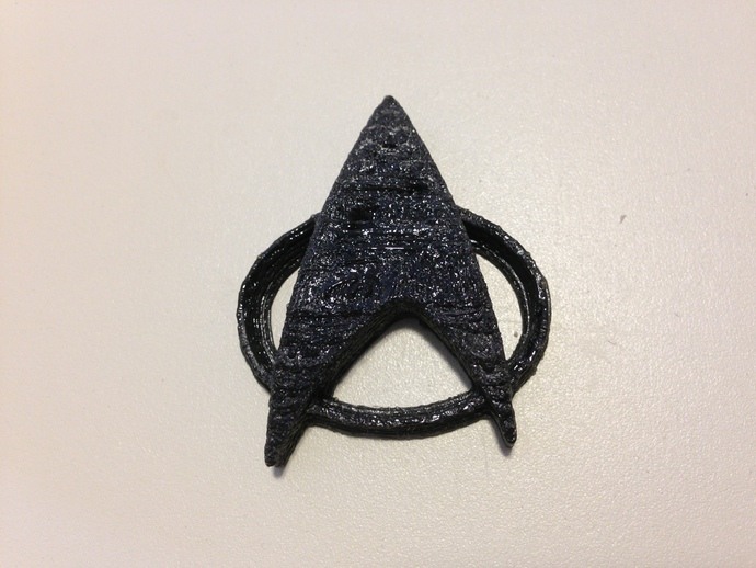 黑色 行动 星际 迷航 tng 通信器 徽章 奖章 3d打印模型 生活用品模型 三角洲 下一代 销 星际迷航 丹吉尔