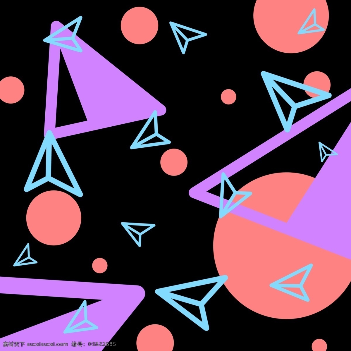 创意 孟菲斯 波普 底纹 创意底纹 紫色 三角形 孟菲斯底纹 波普底纹 不规则图形 底纹装饰 几何图形