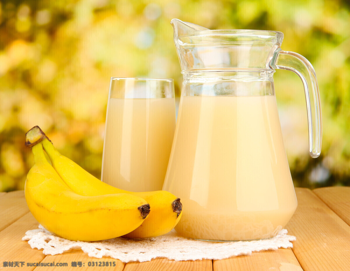 香蕉汁 香蕉牛奶 果汁 水果 饮料 解渴 食品饮料 饮料酒水 餐饮美食 果汁饮料