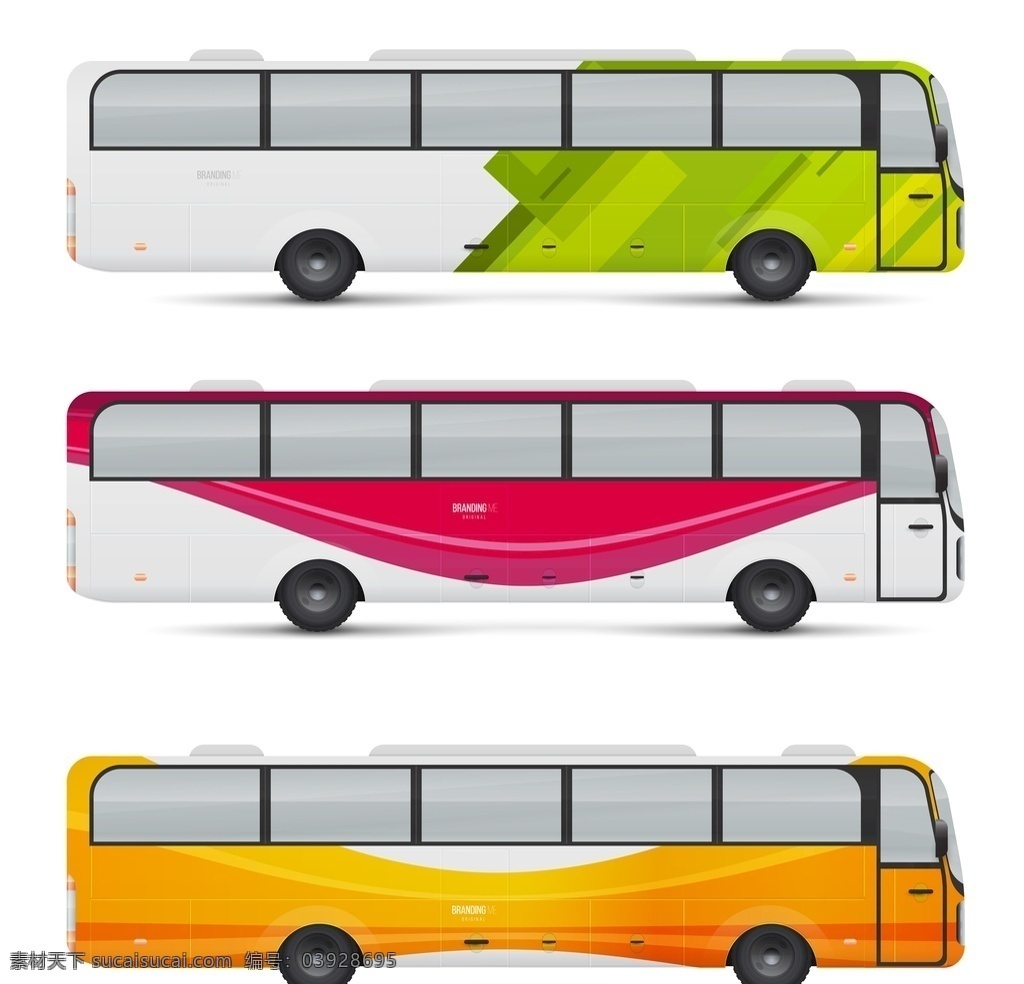 卡通巴士车 巴士车 大巴车 客车 大客车 卡通客车 巴士 矢量巴士 巴士侧面 巴士正背面 运输工具 运输车 交通工具 现代科技