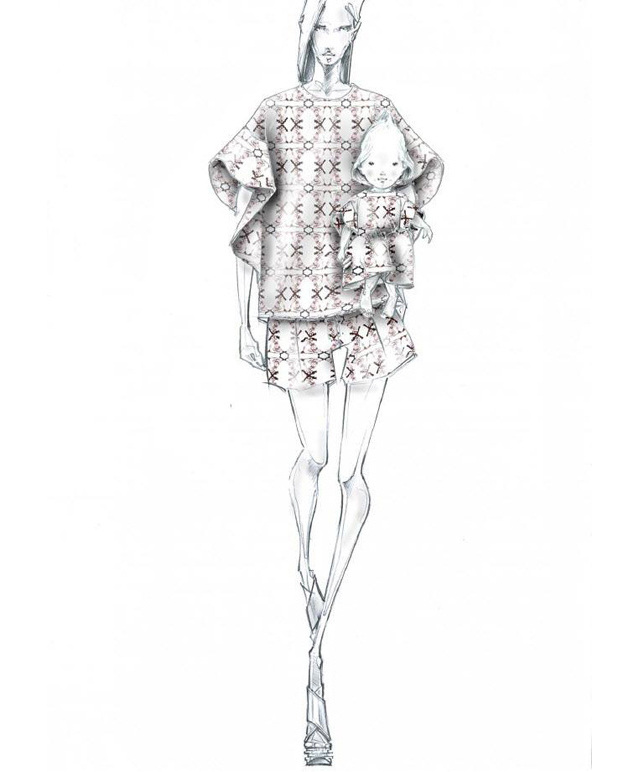 时尚 套装 设计图 服装设计 时尚女装 职业女装 职业装 女装设计 效果图 短裙 衬衫 服装 服装效果图 连衣裙
