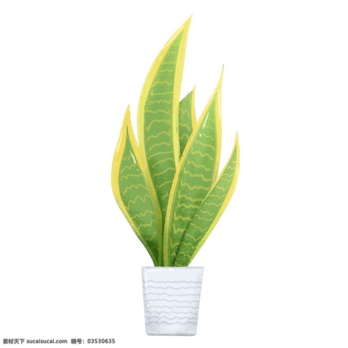 简约 北欧 手绘 植物 室内 盆栽 绿植 卡通 元素 装饰 背景素材 绿色 插画风 免扣 花盆
