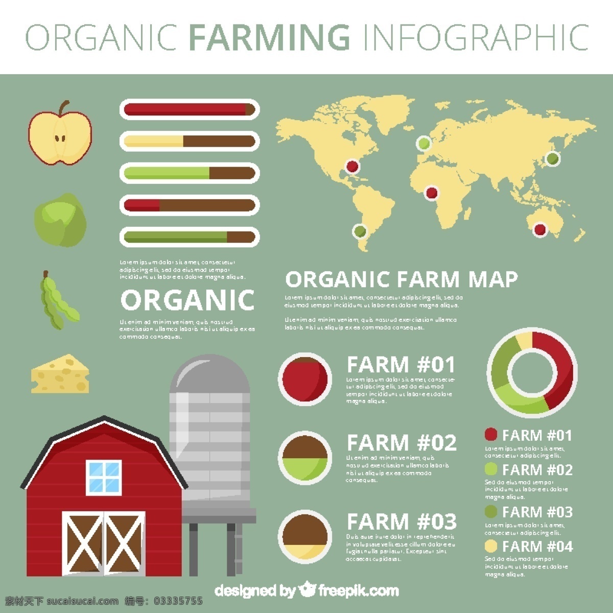 生态 infography 有机 食品 图表 地图 自然 农场 时间表 苹果 蔬菜 图形 能源 图 信息 流程 数据 奶酪 健康 白色
