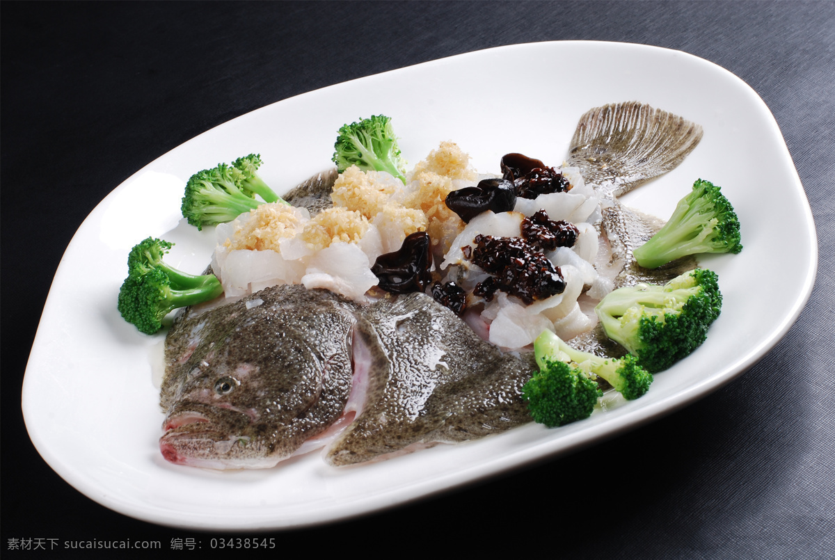 双色蒸多宝鱼 美食 传统美食 餐饮美食 高清菜谱用图