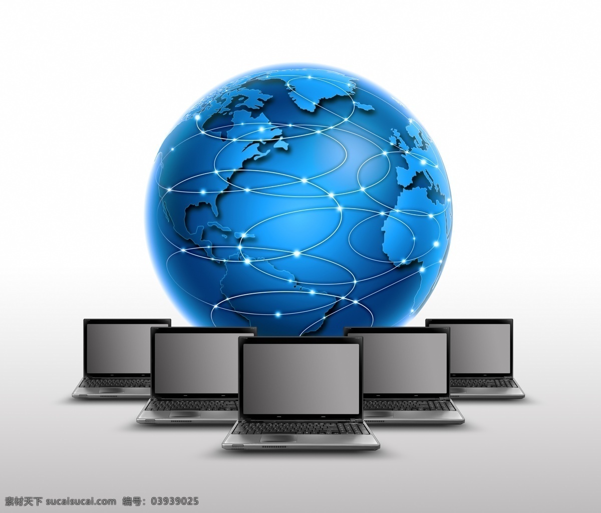 计算机网络 地球 电脑 网络信息科技 通讯网络 现代科技