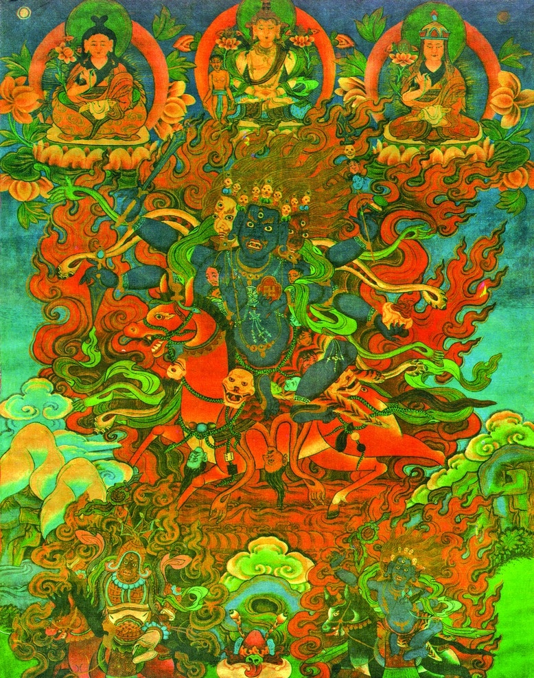 唐卡 佛教 藏传佛教 佛 宗教 宗教信仰 菩萨 西藏 民族 工艺 花纹 绘画 艺术 绘画书法 文化艺术