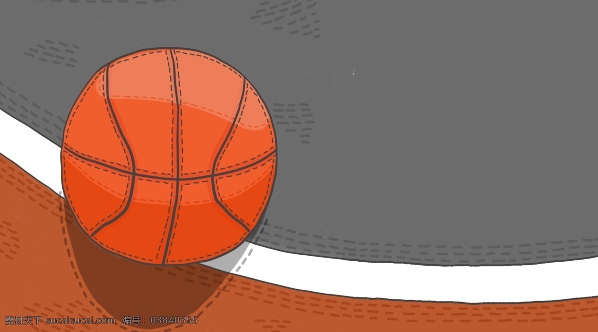 卡通 手绘 篮球 运动 插画 背景 篮球运动 色彩背景 特邀背景 通用背景 广告背景 灰色背景