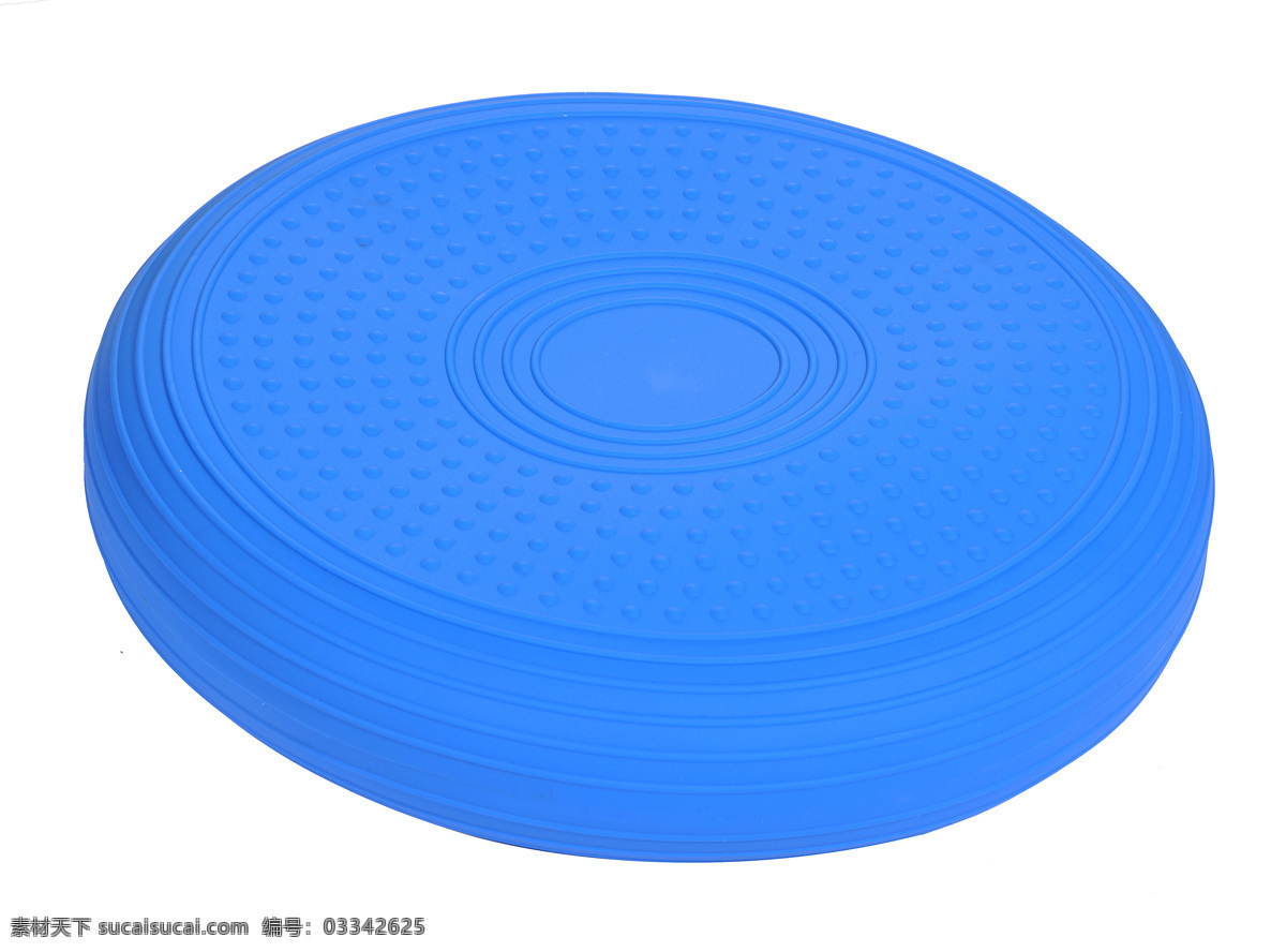 蓝色圆盘 坐垫 皮垫 垫子 圆盘 飞碟 碟片 橡胶盘 瑜伽盘 环 运动器材 运动 体育运动 文化艺术