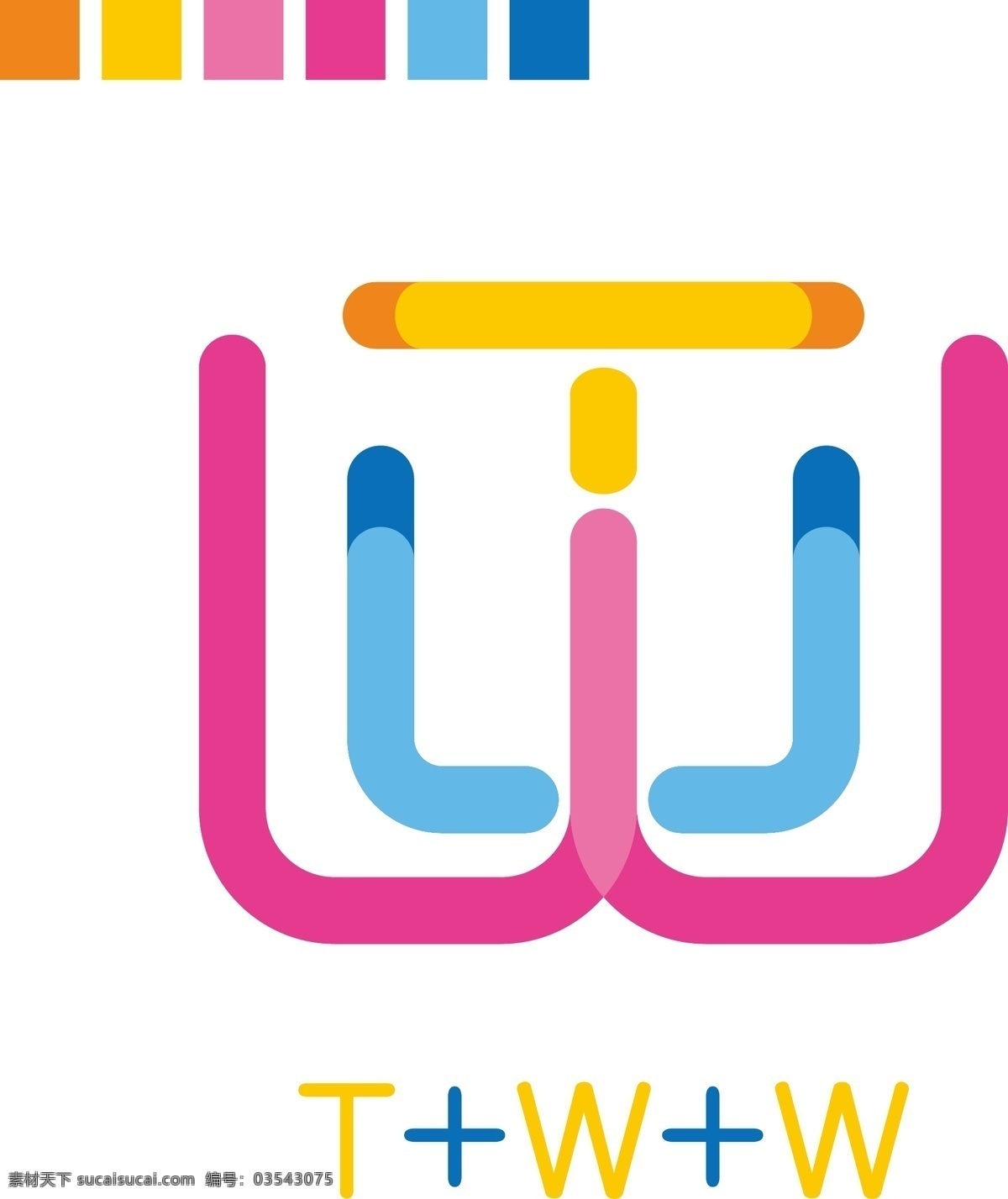 原创 tww 字母 元素 梧桐湾 梧桐 插画 logo logo设计 logo素材 logo图片 ai矢量图