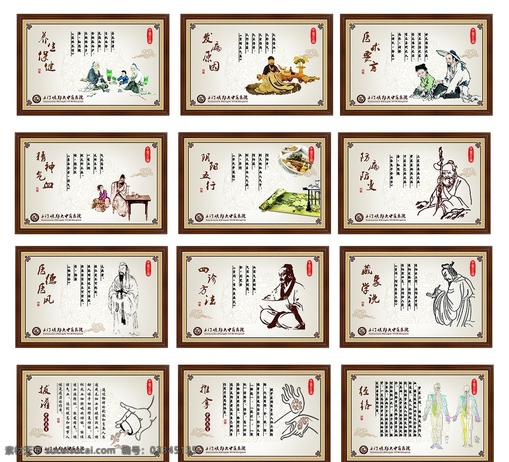 中医 水墨中国风 中医养生 中医文化 中医展板 中医推拿 中医拔罐 中医保健 中医馆 中医经络 中医中药 中医刮痧 中医脉诊 中医把脉 中医针灸 华佗 扁鹊 李时珍 孙思邈 张仲景 传统中医 中医图 中医文化展板 中医药
