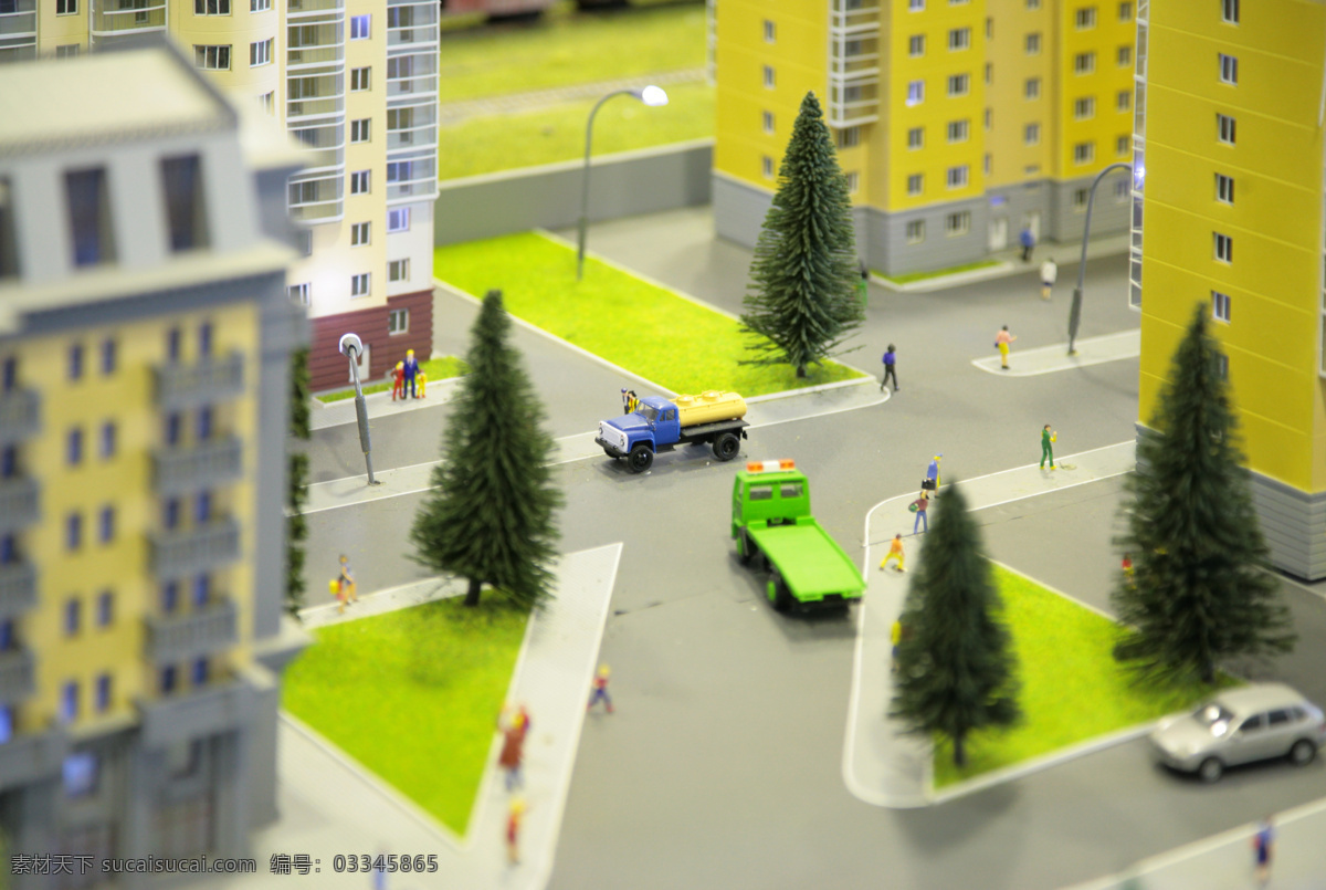 楼房 模型 汽车模型 城市规划设计 建筑模型 房子模型 楼房模型 其他类别 环境家居 黄色