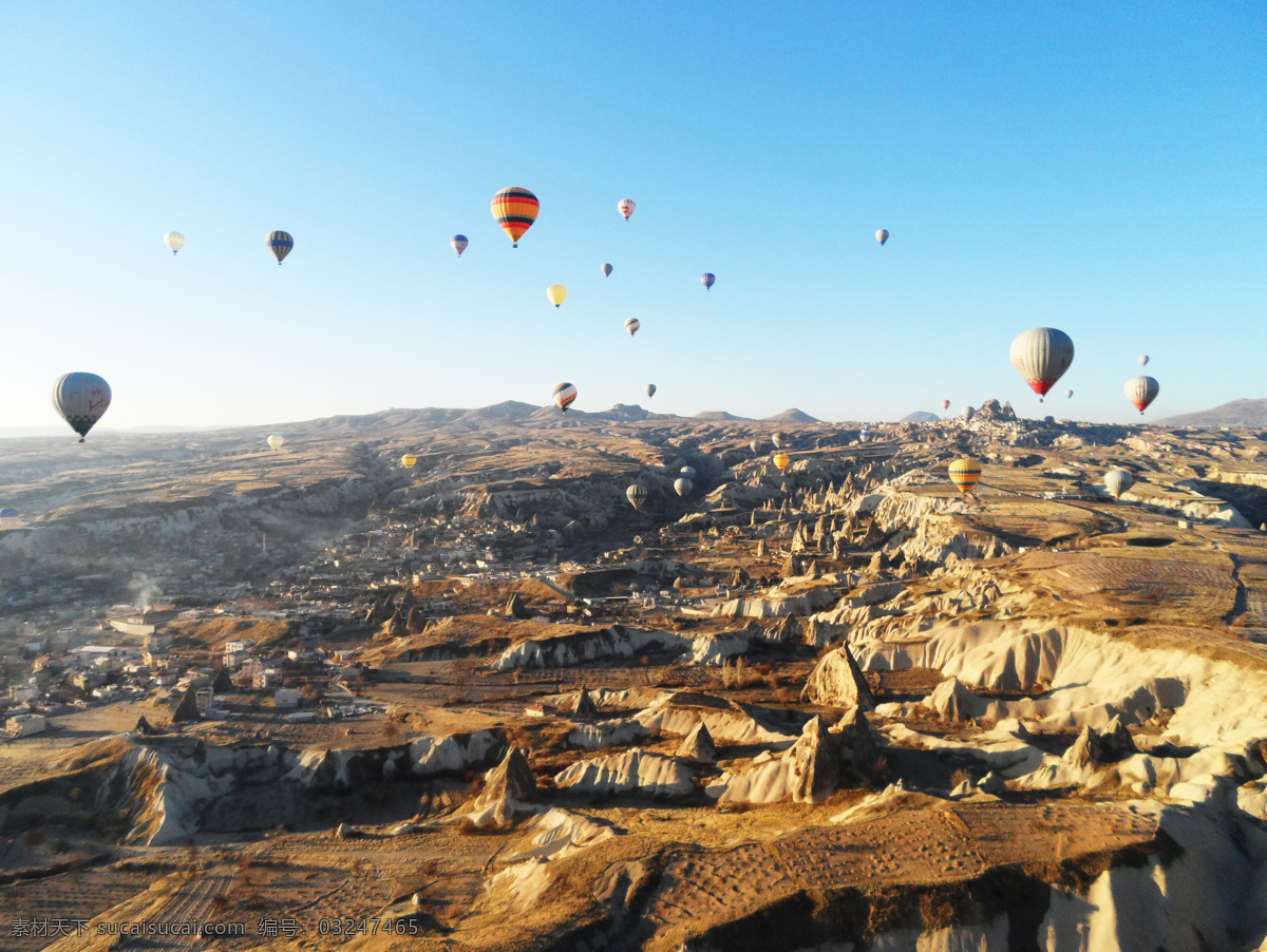 土耳其 卡 帕多 奇 亚热 气球 热气球 卡帕多奇亚 地理风貌 特殊地形 大千世界 旅游摄影 国外旅游