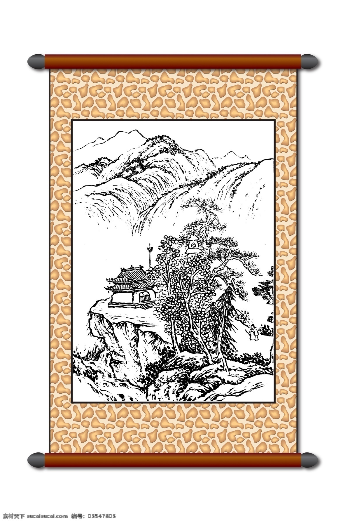 艺术画 白描 版画风景 风景画 工笔 古画 挂画 绘画书法 卷轴画 美术 山水画 白描风景 线描 黑白稿 中国风 传统 画 文化艺术 设计图库 家居装饰素材 室内装饰用图