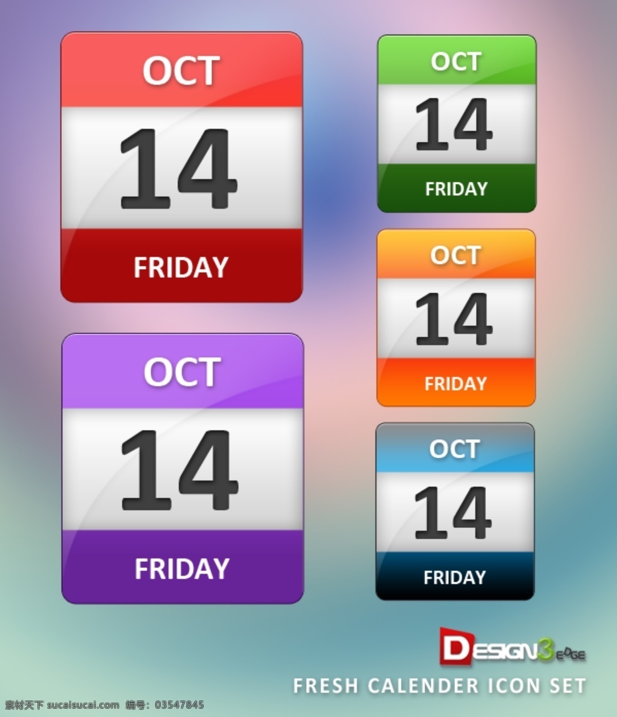 光泽 彩色 日历 图标 集 web 高分辨率 广场 接口 蓝色的 免费 清洁 时尚的 现代的 质量 新鲜的 设计新的 新的 hd 元素 用户界面 ui元素 详细的 天 日期 颜色 丰富多彩的 红色的 psd源文件