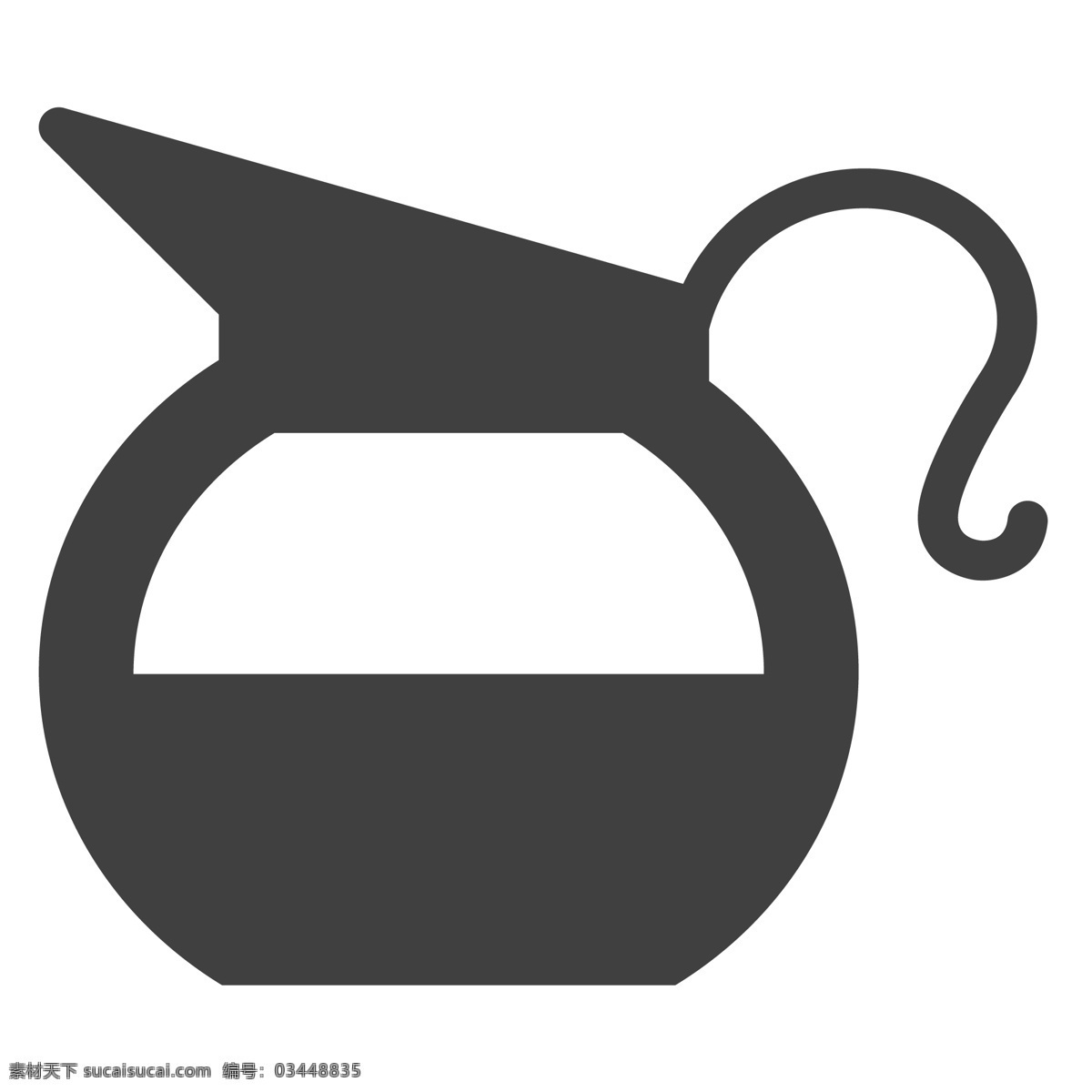 黑色 热 水壶 卡通 热水壶 生活图标 卡通图标 黑色的图标 手机图标 智能图标设计