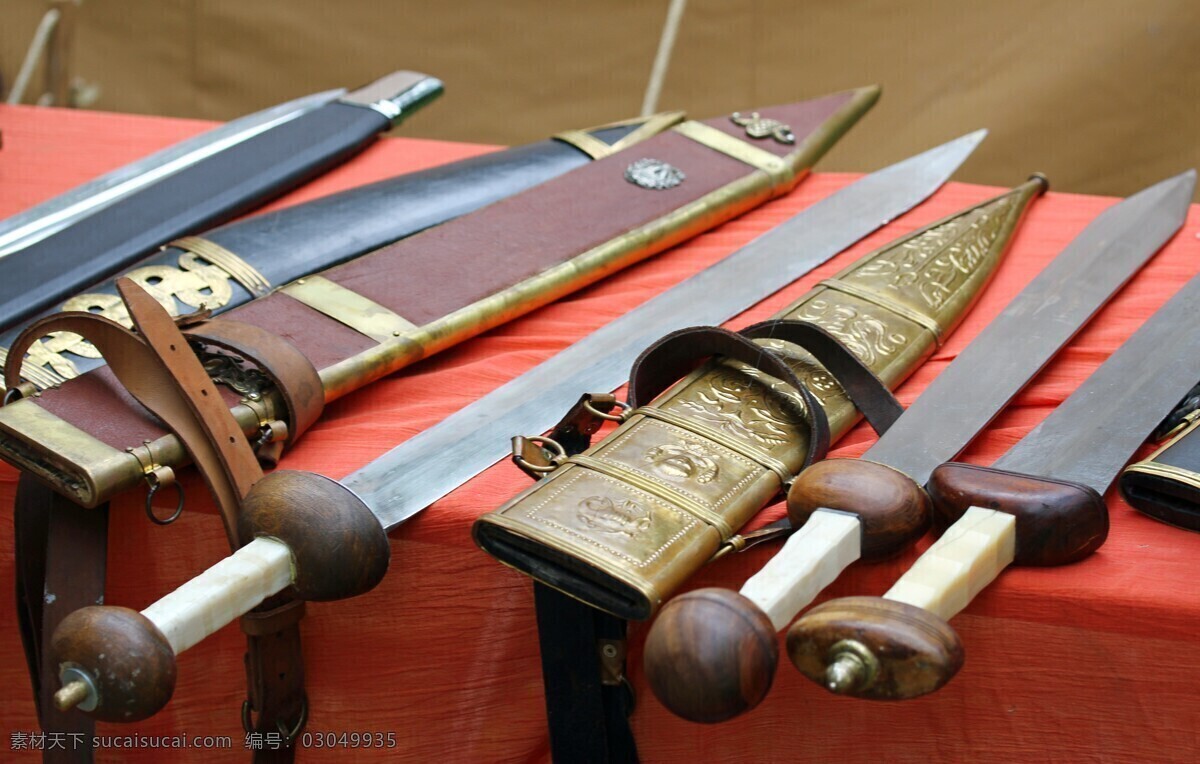 各种 兵器 刀剑 刀 宝剑 剑 古代武士兵器 士兵武器 冷兵器 体育运动 生活百科 黑色
