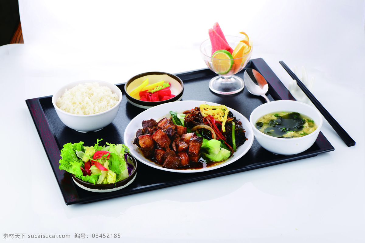 东坡肉套餐 套餐 简餐 拼饭 盒饭 餐饮美食 传统美食