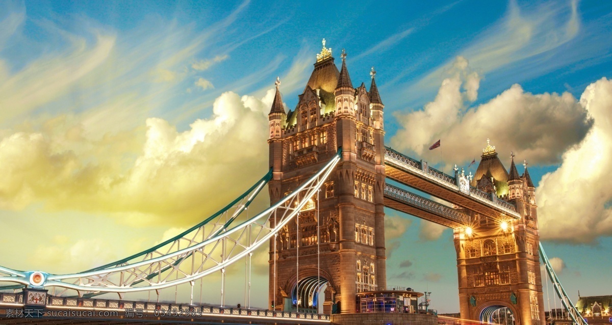 英国 伦敦塔桥 塔桥 桥梁 大桥 桥 建筑 特色建筑 建筑物 欧洲建筑 旅游摄影 国外旅游 黄色