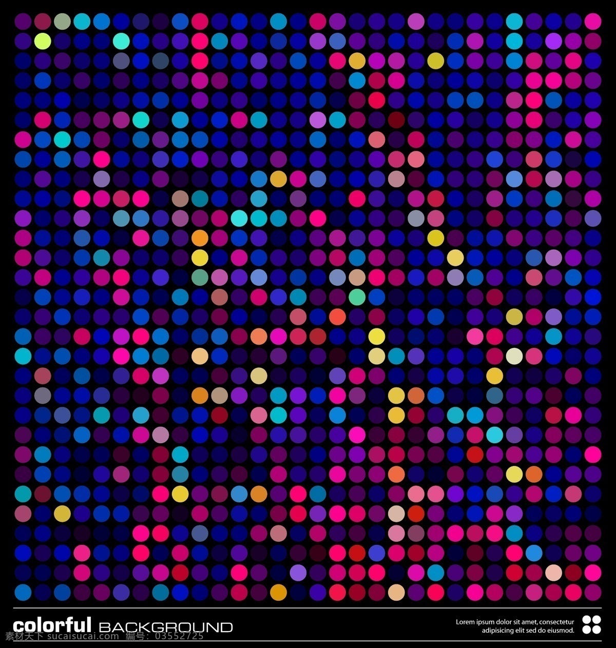 点状 彩色 矢量图 聚焦 平面 聚点 矢量 其他矢量图