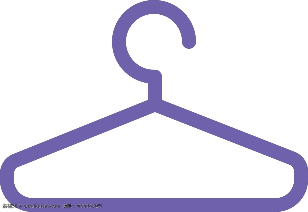紫色 线性 购物 app 图标 紫色线性 购物app 衣架