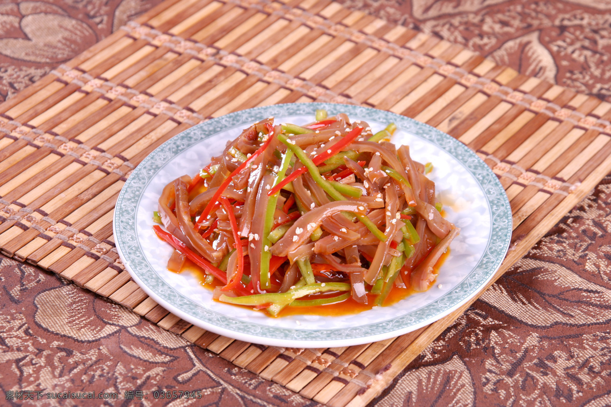 凉拌驴皮 驴皮菜 特色菜 招牌菜 正宗驴皮特色 餐饮美食