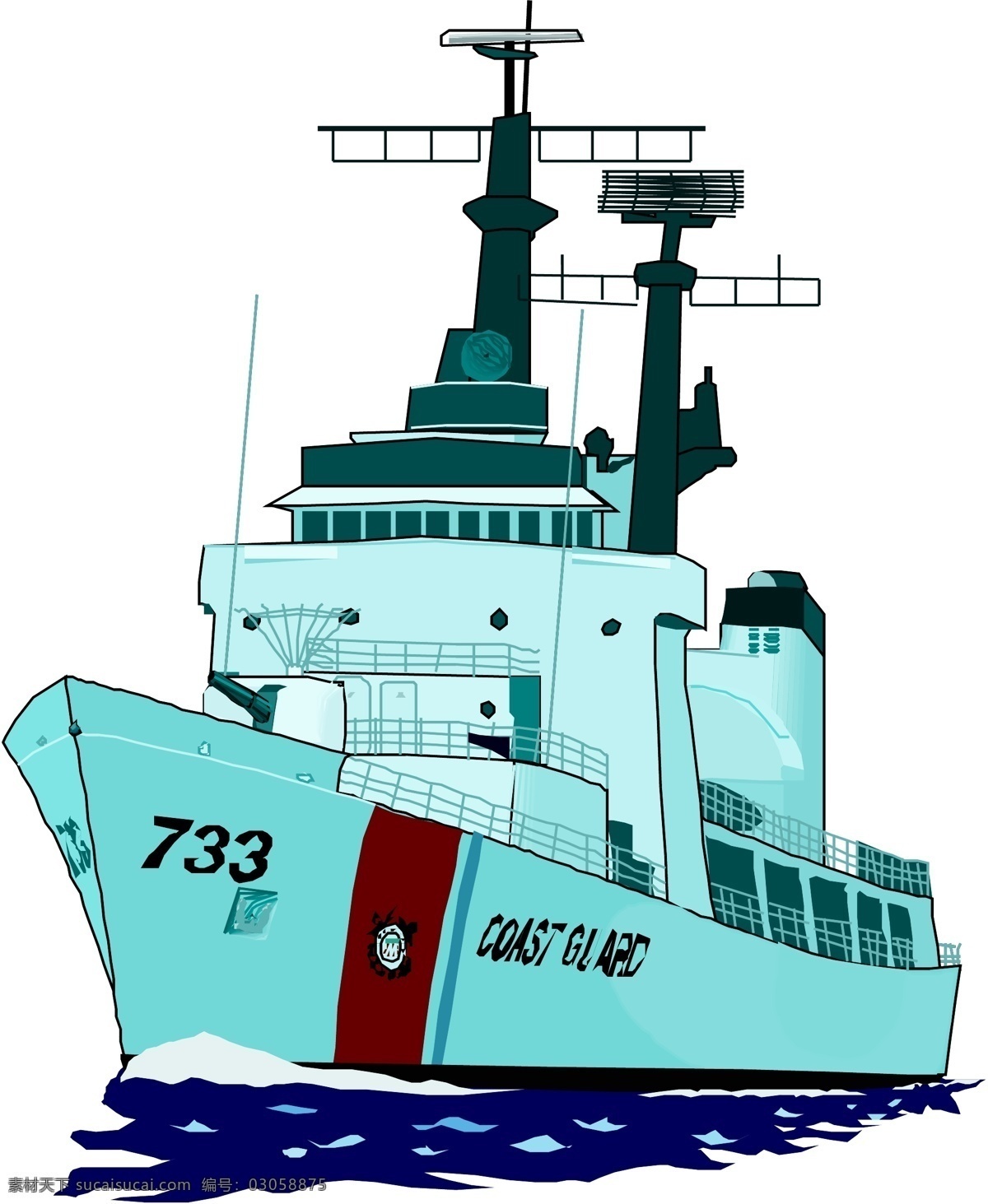 军舰 驱逐舰 护卫舰 军事力量 海上力量 海军 轮船 分层