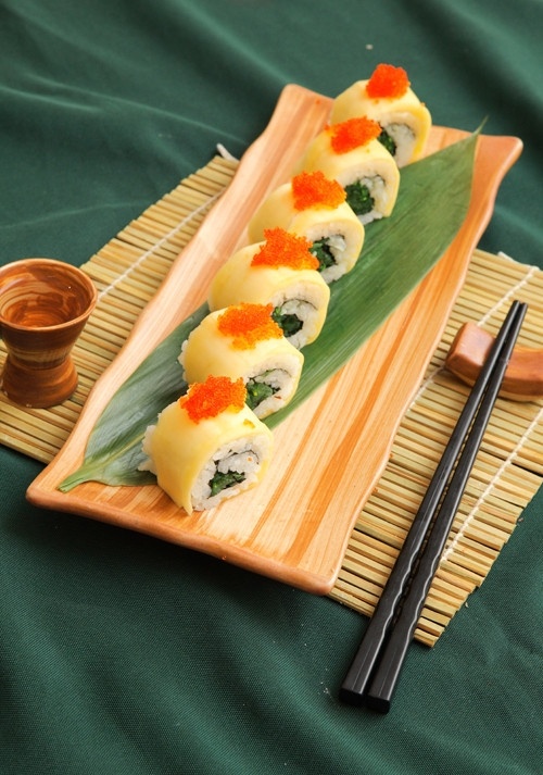 柔情蜜意卷 寿司 卷物 日本寿司 日本小吃 精美寿司 精美卷物 日本料理 餐饮美食