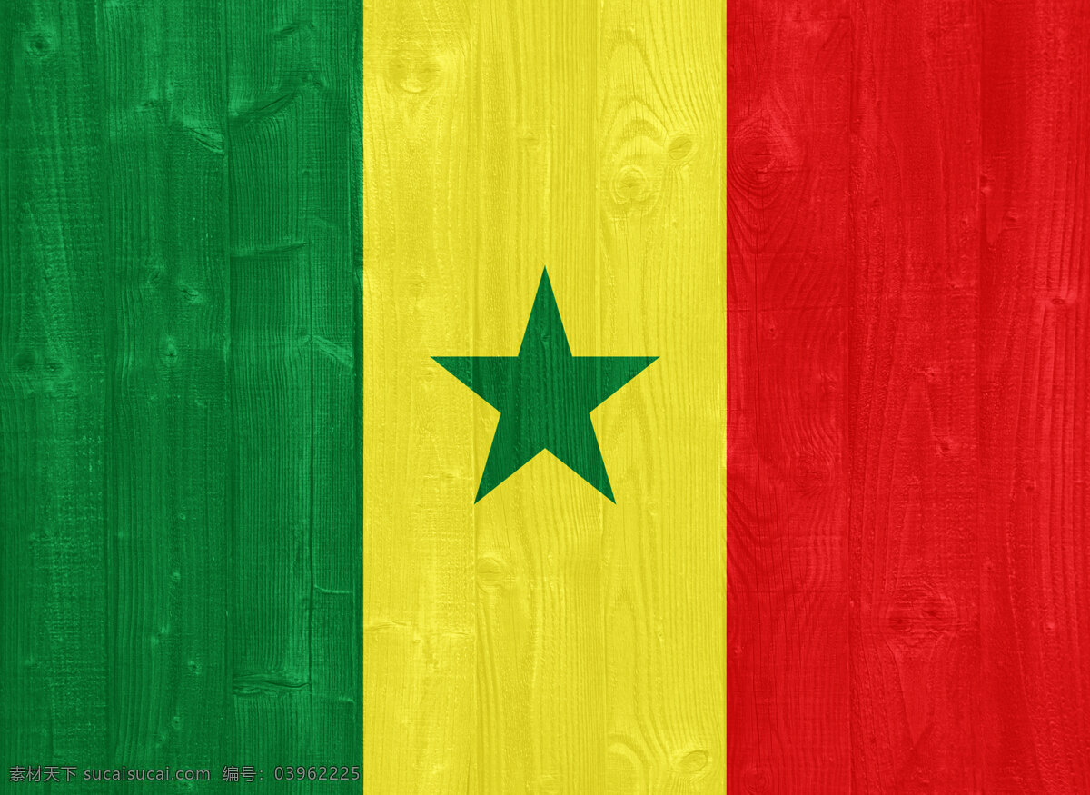 塞内加尔国旗 黄色