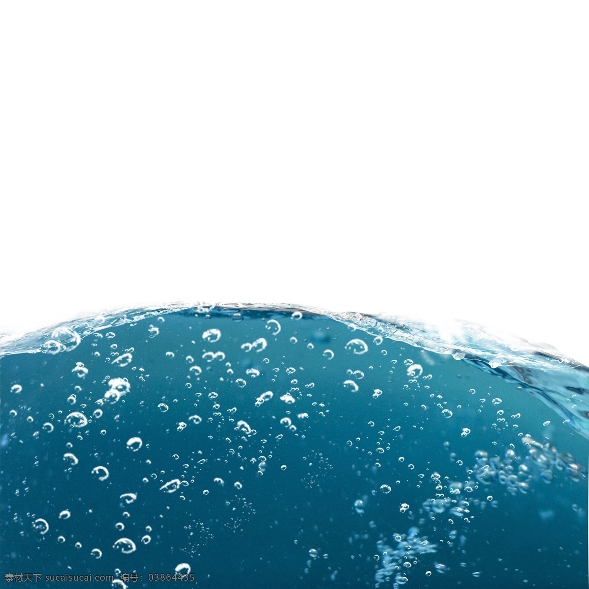 精美 蓝色 水面 氧气 气泡 元素 水底 慢慢 升起 透心凉水珠 用于 化妆品 海报 背景 密集的水珠 宁静的水平面 蓝蓝的海水 氧气气泡