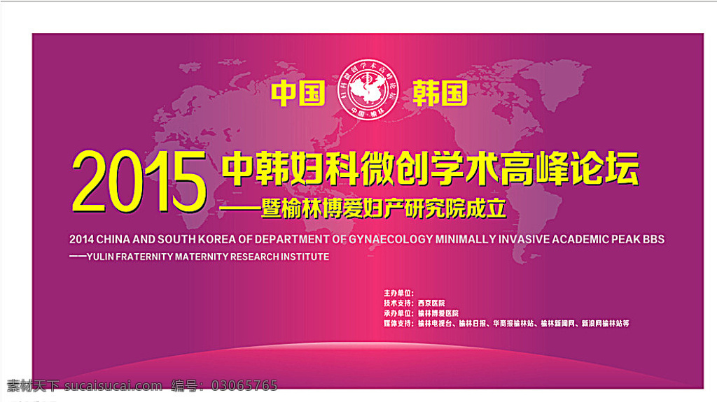 妇产科 微创 学术 高峰 论坛 妇科 产科 学术高峰 紫色