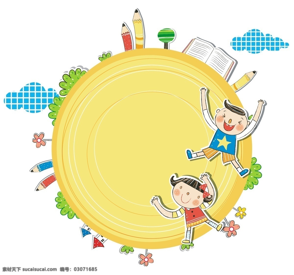 最新 韩国 矢量 卡通 标签标识 标识cdr 矢量素材 环保cdr 卡通环保 白色