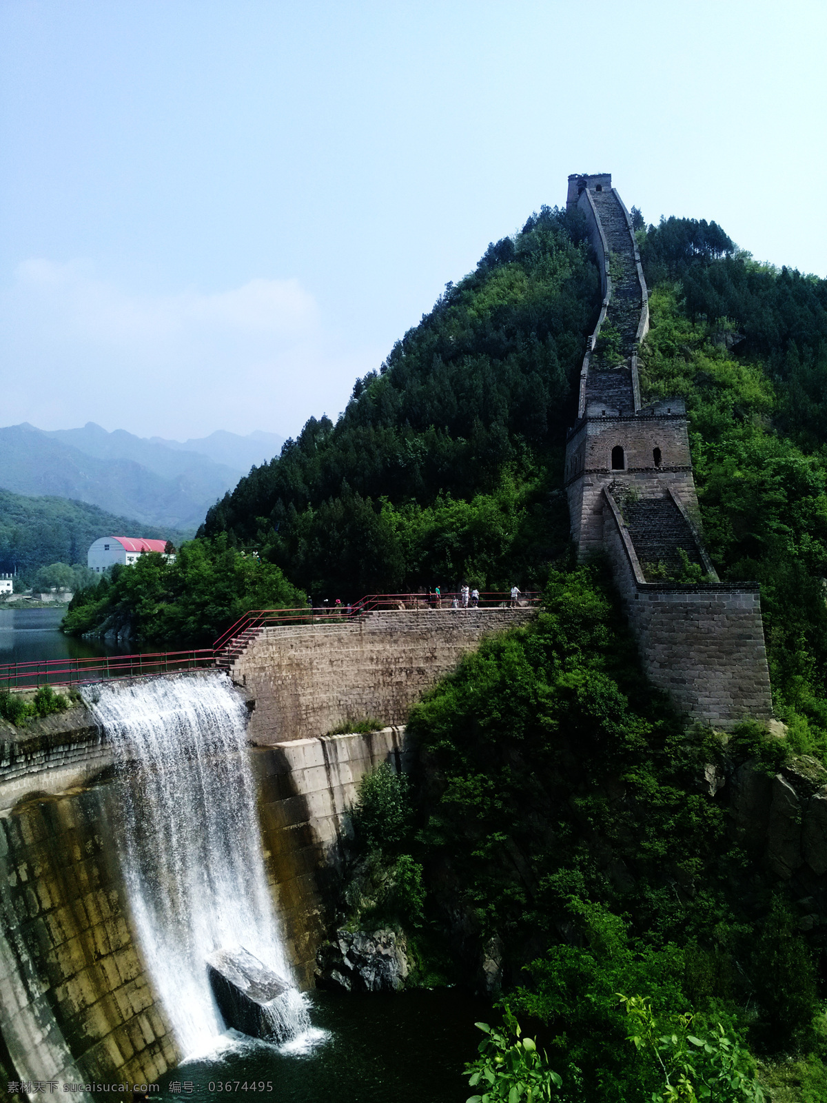 长城与瀑布 长城 野长城 瀑布 水长城 北京昌平 延寿 北京风景 国内旅游 旅游摄影