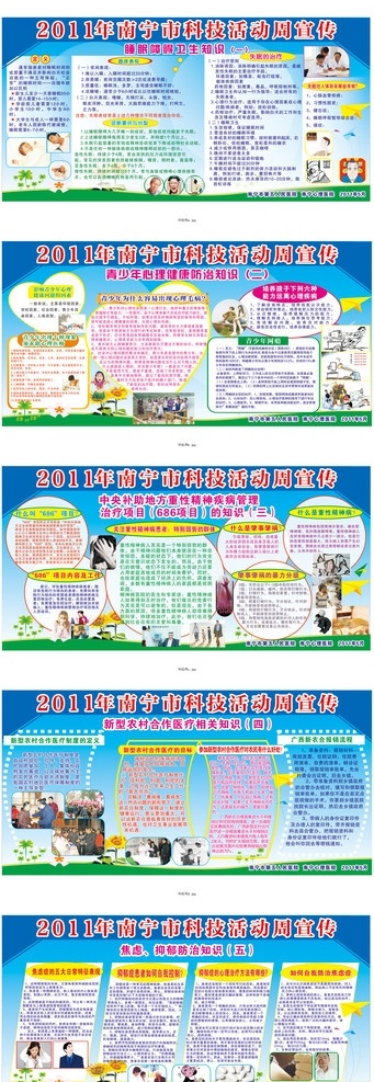科技周板报 科技周 睡眼 医院展板 医生 护士 病人 健康 饮食 依食住行 展板模板 矢量