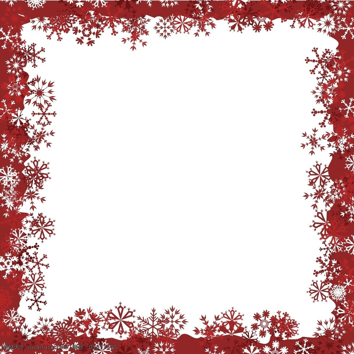 冬天边框素材 冬天边框 红色边框 边框