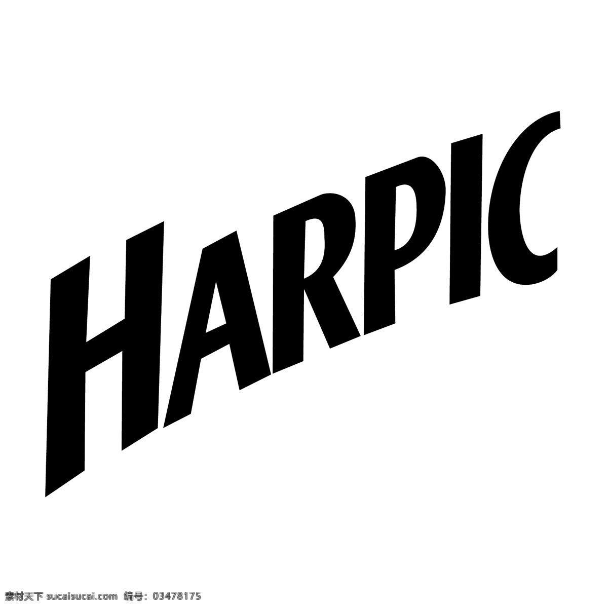 免费 harpic 标识 标志 白色